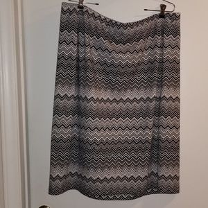 Cato Black & White Skirt